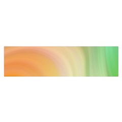 Gradient orange, green - Colors fest Oblong Satin Scarf (16  x 60 )