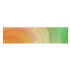 Gradient Orange, Green - Colors Fest Banner And Sign 4  X 1  by ConteMonfrey