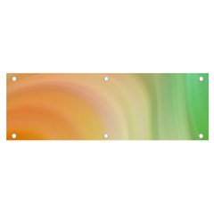 Gradient Orange, Green - Colors Fest Banner And Sign 6  X 2  by ConteMonfrey