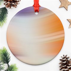 Gradient Purple, Orange, Blue Ornament (round) by ConteMonfrey