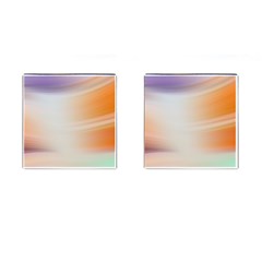 Gradient Purple, Orange, Blue Cufflinks (square) by ConteMonfrey