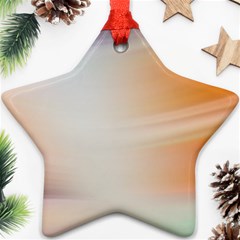 Gradient Purple, Orange, Blue Star Ornament (two Sides) by ConteMonfrey