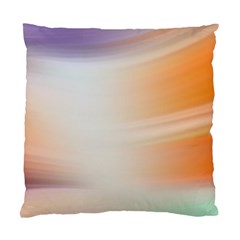 Gradient Purple, Orange, Blue Standard Cushion Case (one Side) by ConteMonfrey