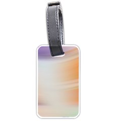 Gradient Purple, Orange, Blue Luggage Tag (one Side) by ConteMonfrey