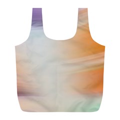 Gradient Purple, Orange, Blue Full Print Recycle Bag (l) by ConteMonfrey