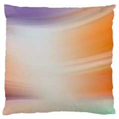 Gradient Purple, Orange, Blue Standard Flano Cushion Case (two Sides) by ConteMonfrey