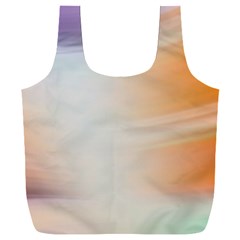 Gradient Purple, Orange, Blue Full Print Recycle Bag (xxl) by ConteMonfrey