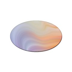 Gradient Purple, Orange Sticker (oval) by ConteMonfrey