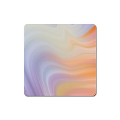 Gradient purple, orange Square Magnet