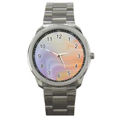 Gradient Purple, Orange Sport Metal Watch by ConteMonfrey