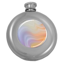 Gradient purple, orange Round Hip Flask (5 oz)