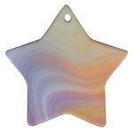 Gradient purple, orange Star Ornament (Two Sides) Front