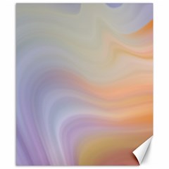 Gradient purple, orange Canvas 8  x 10 