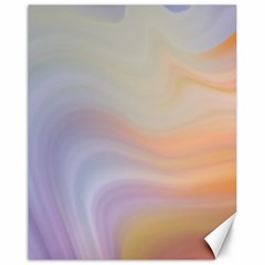 Gradient purple, orange Canvas 16  x 20 