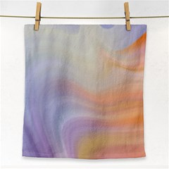 Gradient purple, orange Face Towel