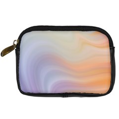 Gradient Purple, Orange Digital Camera Leather Case by ConteMonfrey