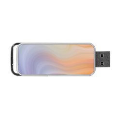 Gradient Purple, Orange Portable Usb Flash (two Sides) by ConteMonfrey