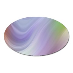 Gradient Blue, Orange, Green Oval Magnet by ConteMonfrey