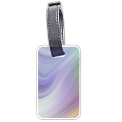 Gradient Blue, Orange, Green Luggage Tag (one Side) by ConteMonfrey