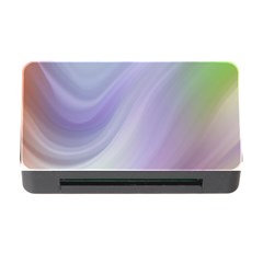 Gradient Blue, Orange, Green Memory Card Reader With Cf by ConteMonfrey