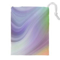 Gradient Blue, Orange, Green Drawstring Pouch (4xl) by ConteMonfrey