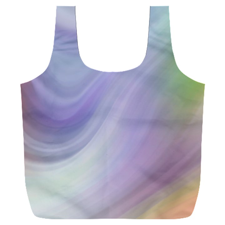 Gradient Blue, orange, green Full Print Recycle Bag (XXL)