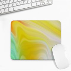 Gradient Green Yellow Small Mousepad by ConteMonfrey