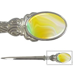 Gradient Green Yellow Letter Opener by ConteMonfrey