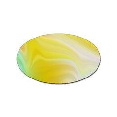 Gradient Green Yellow Sticker Oval (10 Pack) by ConteMonfrey