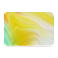 Gradient Green Yellow Plate Mats by ConteMonfrey