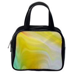 Gradient Green Yellow Classic Handbag (one Side) by ConteMonfrey