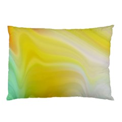 Gradient Green Yellow Pillow Case by ConteMonfrey