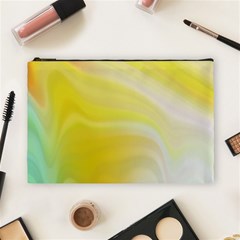 Gradient Green Yellow Cosmetic Bag (large) by ConteMonfrey