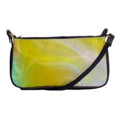 Gradient Green Yellow Shoulder Clutch Bag by ConteMonfrey