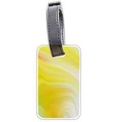 Gradient Green Yellow Luggage Tag (two Sides) by ConteMonfrey