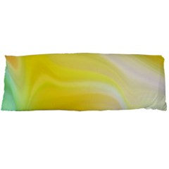 Gradient Green Yellow Body Pillow Case Dakimakura (two Sides) by ConteMonfrey