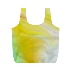 Gradient Green Yellow Full Print Recycle Bag (m) by ConteMonfrey