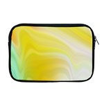 Gradient green yellow Apple MacBook Pro 17  Zipper Case Front