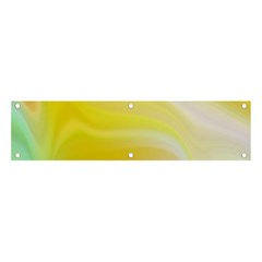 Gradient Green Yellow Banner And Sign 4  X 1  by ConteMonfrey