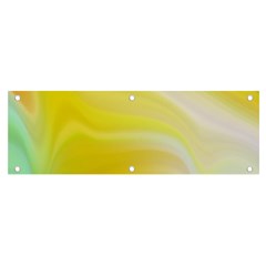 Gradient Green Yellow Banner And Sign 6  X 2  by ConteMonfrey