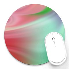 Gradient Pink, Blue, Red Round Mousepad by ConteMonfrey