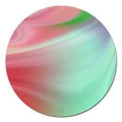 Gradient Pink, Blue, Red Magnet 5  (round) by ConteMonfrey