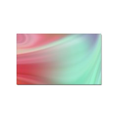 Gradient Pink, Blue, Red Sticker Rectangular (10 Pack) by ConteMonfrey