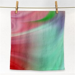 Gradient Pink, Blue, Red Face Towel by ConteMonfrey