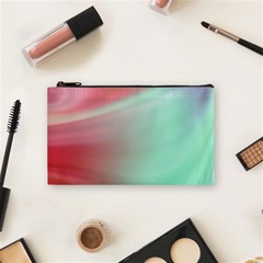 Gradient Pink, Blue, Red Cosmetic Bag (small) by ConteMonfrey