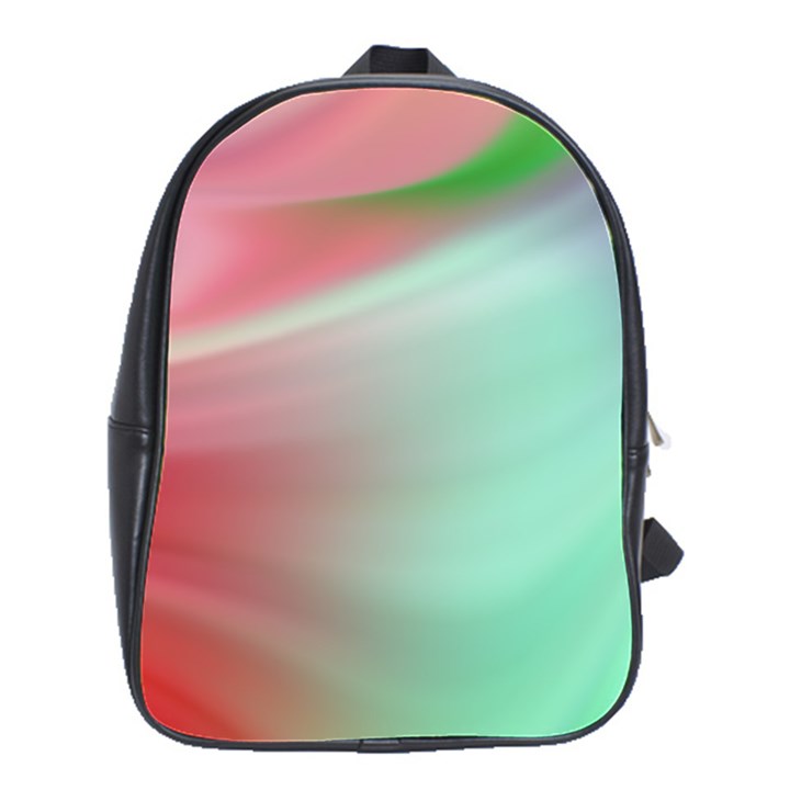 Gradient Pink, blue, red School Bag (Large)