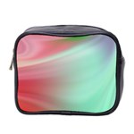 Gradient Pink, blue, red Mini Toiletries Bag (Two Sides) Front