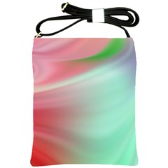 Gradient Pink, Blue, Red Shoulder Sling Bag by ConteMonfrey