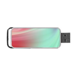 Gradient Pink, Blue, Red Portable Usb Flash (one Side) by ConteMonfrey