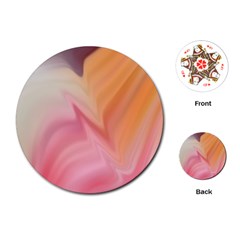 Gradient Orange, Purple, Pink Playing Cards Single Design (round) by ConteMonfrey